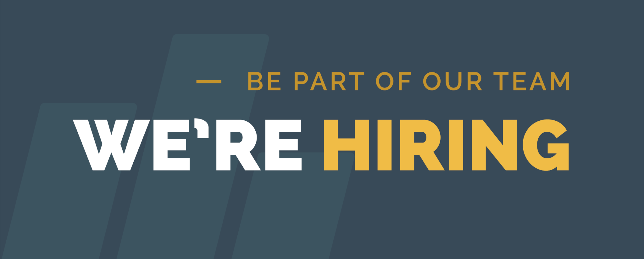 a vacancy banner